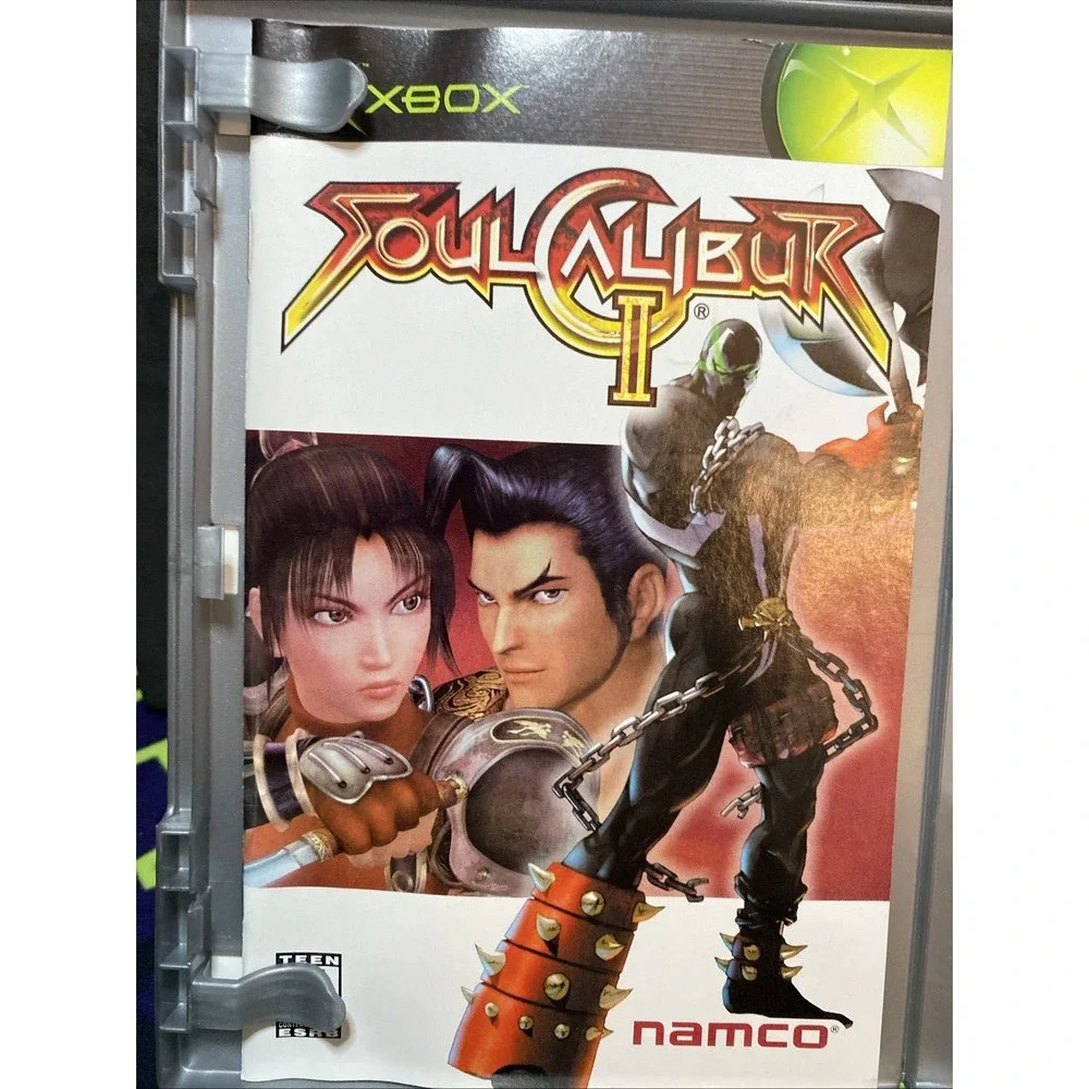 Soul Calibur II - Platinum Hits (Microsoft Xbox, 2003) Complete with Manual